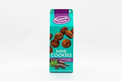 Печенье мини сдобное с мятой и шоколадными дропсами Crunch Time 130 гр