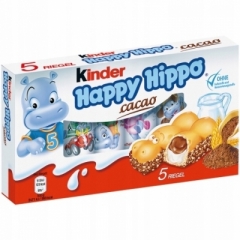 Бисквит с какао Kinder Happy Hippo 103,5 гр