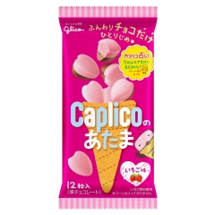 Шоколад Glico Сaplico с клубникой в форме сердечек 30 гр